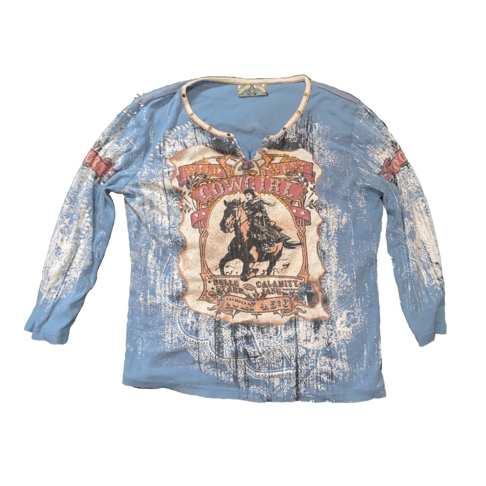 cowgirl embellished top